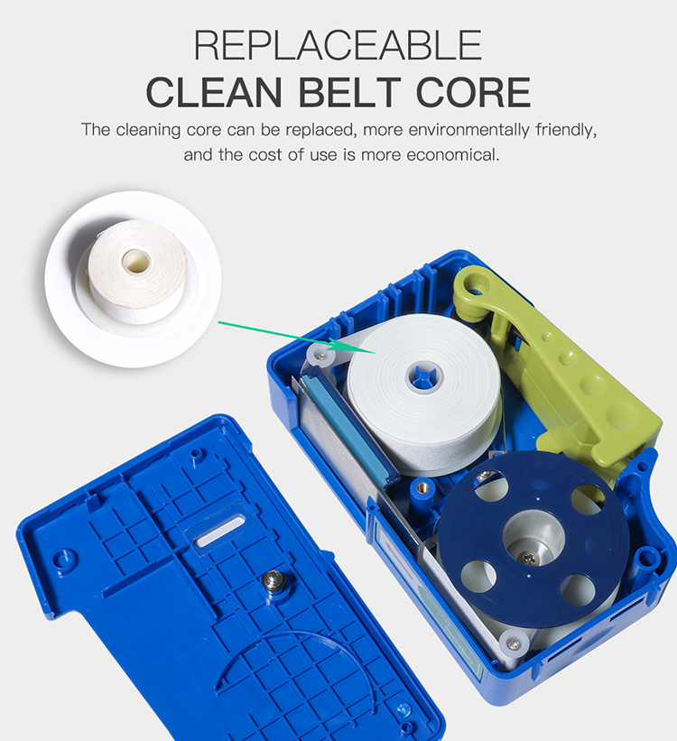 fiber optic cleaning cassette