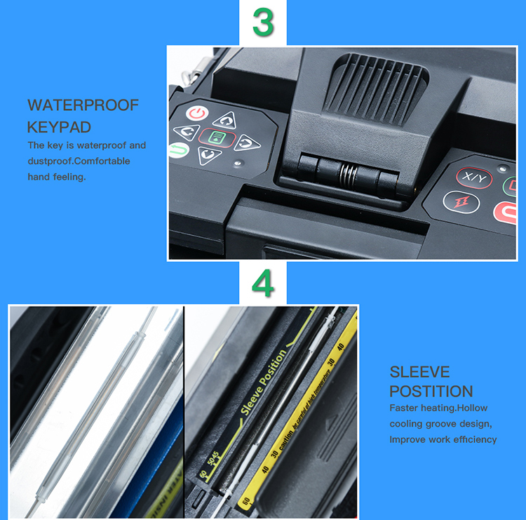 Fiber optic fusion splicer