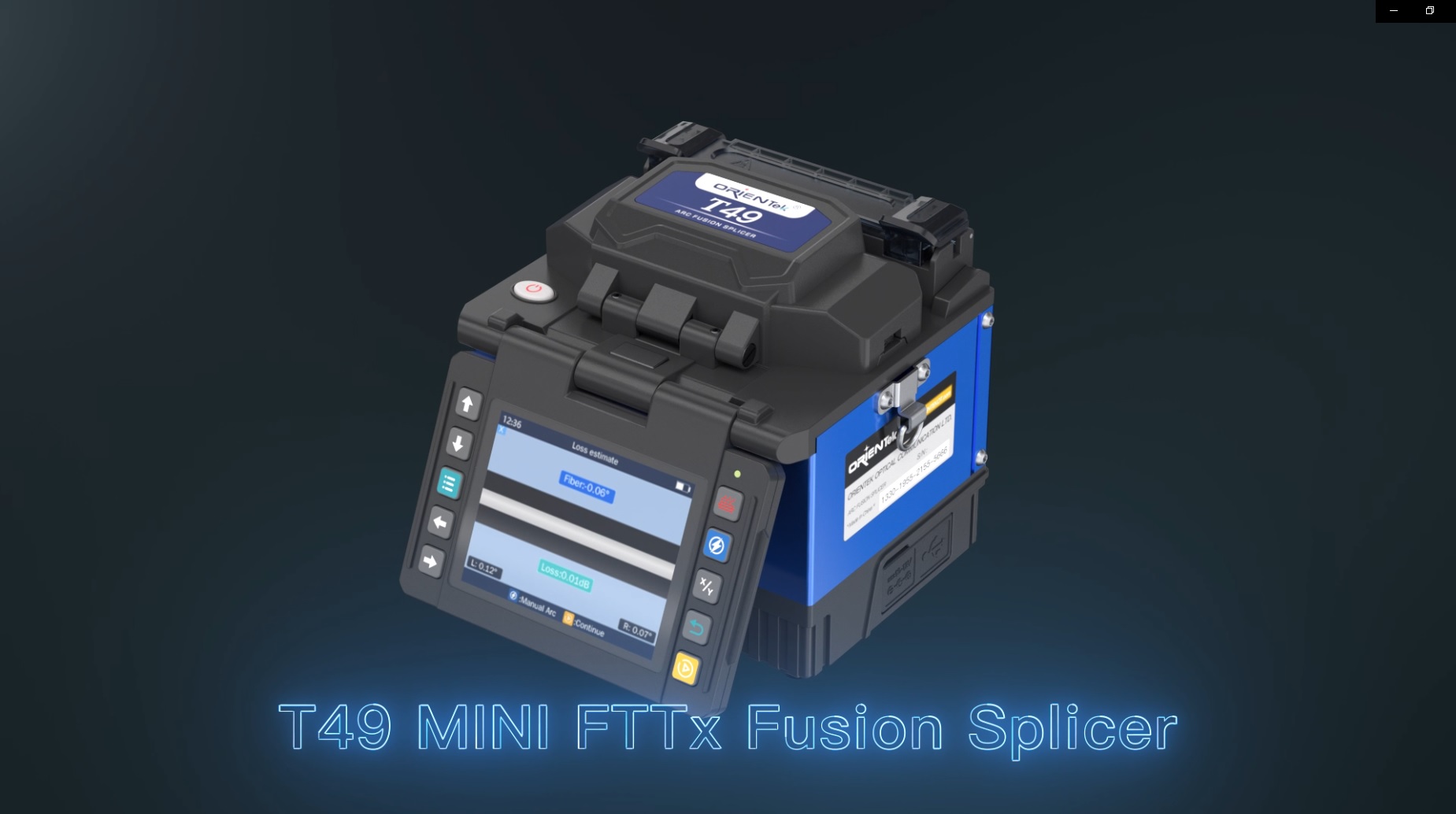 T49 FTTx Fusion Splicer 3D 
