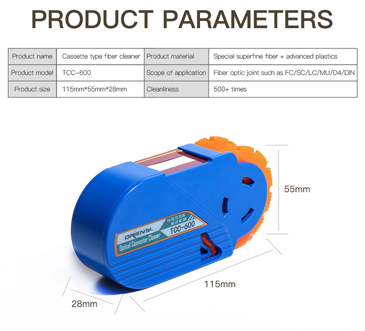 fiber optic connector cleaning tools